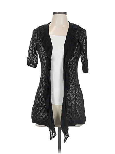 Pre-owned Unbranded Kimono In Black