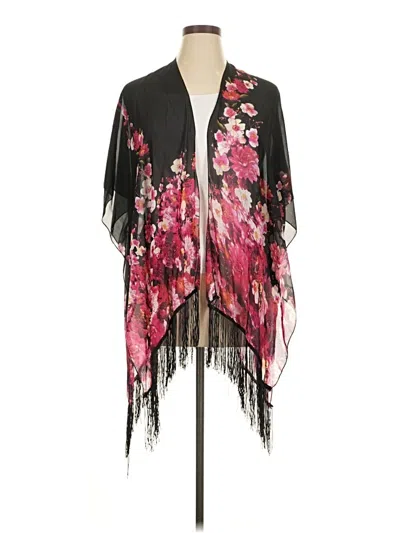 Pre-owned Unbranded Kimono In Black