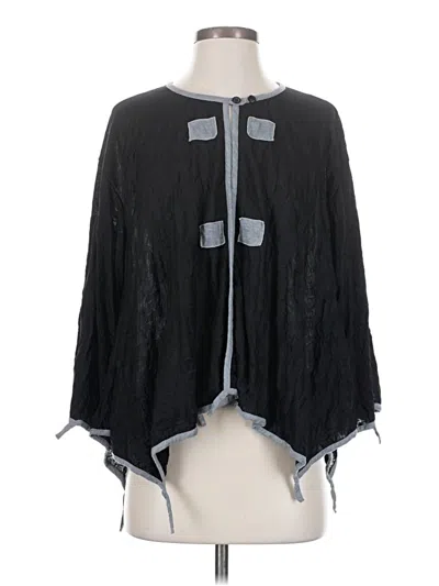 Pre-owned Unbranded Kimono In Black