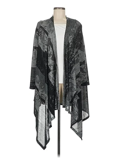 Pre-owned Unbranded Kimono In Black