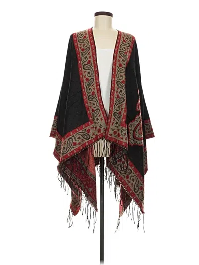 Pre-owned Unbranded Kimono In Black