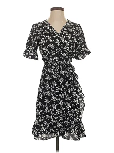 Pre-owned Unbranded Kimono In Black