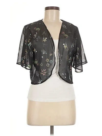 Pre-owned Unbranded Kimono In Black