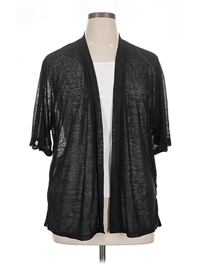 Pre-owned Unbranded Kimono In Black
