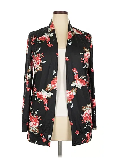 Pre-owned Unbranded Kimono In Black