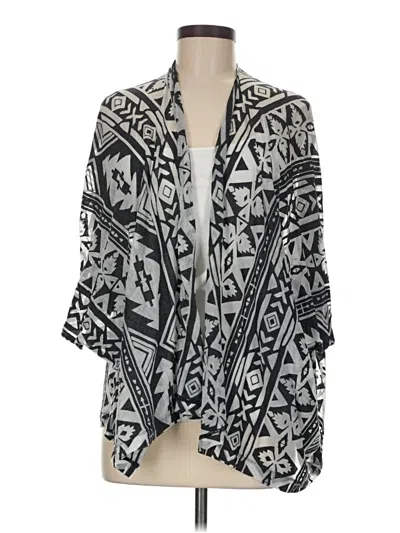 Pre-owned Unbranded Kimono In Black