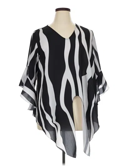 Pre-owned Unbranded Kimono In Black