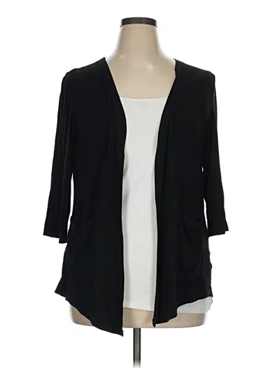 Pre-owned Unbranded Kimono In Black