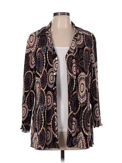 Pre-owned Unbranded Kimono In Black
