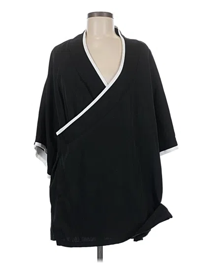 Pre-owned Unbranded Kimono In Black