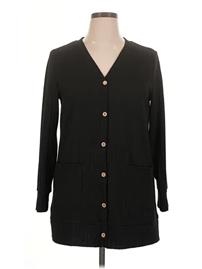 Pre-owned Unbranded Kimono In Black