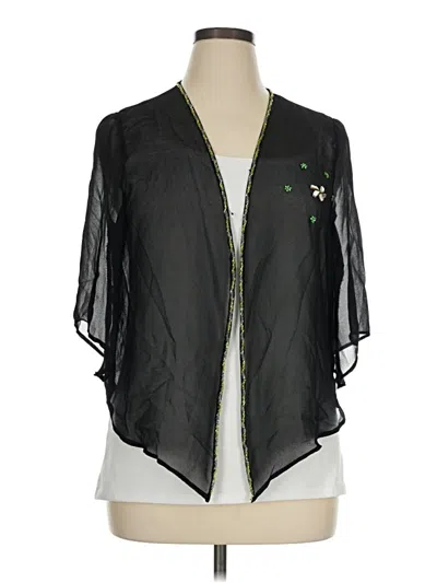 Pre-owned Unbranded Kimono In Black