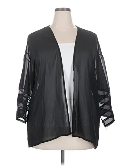 Pre-owned Unbranded Kimono In Black