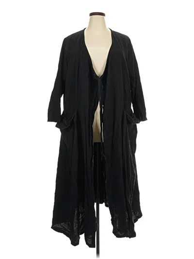 Pre-owned Unbranded Kimono In Black