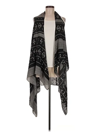 Pre-owned Unbranded Kimono In Black
