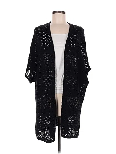 Pre-owned Unbranded Kimono In Black