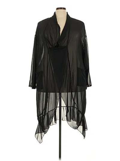 Pre-owned Unbranded Kimono In Black