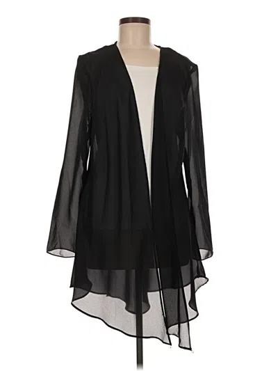 Pre-owned Unbranded Kimono In Black