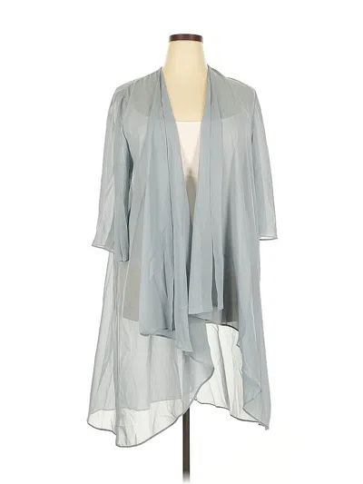 Pre-owned Unbranded Kimono In Blue