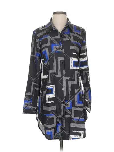 Pre-owned Unbranded Kimono In Blue