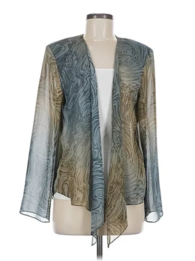 Pre-owned Unbranded Kimono In Blue