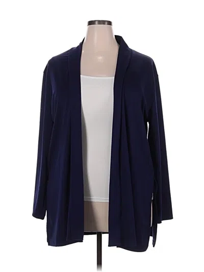 Pre-owned Unbranded Kimono In Blue