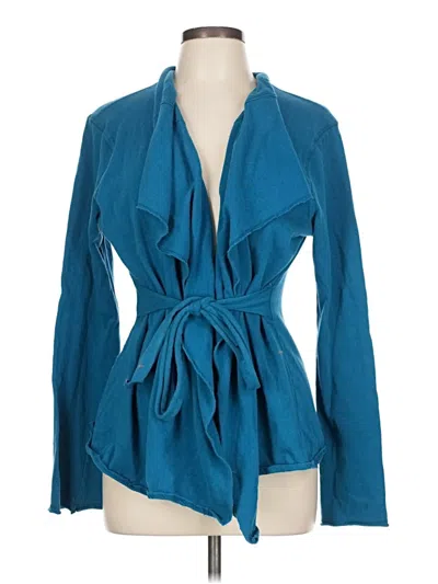 Pre-owned Unbranded Kimono In Blue