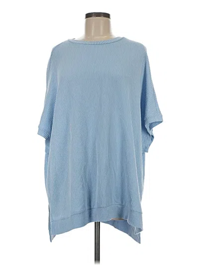 Pre-owned Unbranded Kimono In Blue