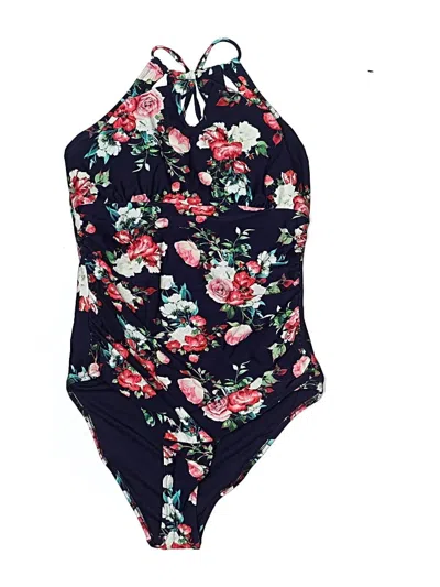 Pre-owned Unbranded Kimono In Blue