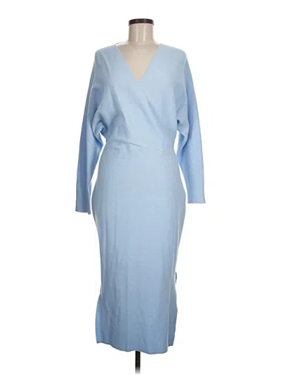 Pre-owned Unbranded Kimono In Blue