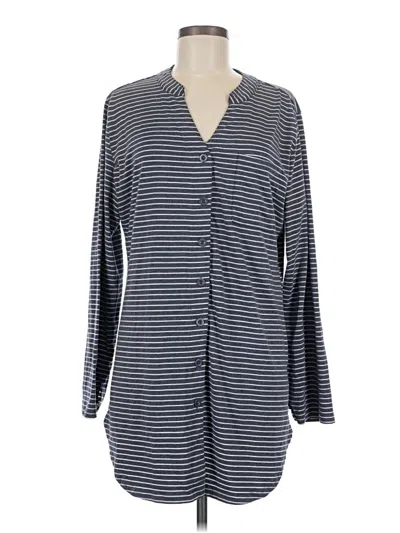 Pre-owned Unbranded Kimono In Blue