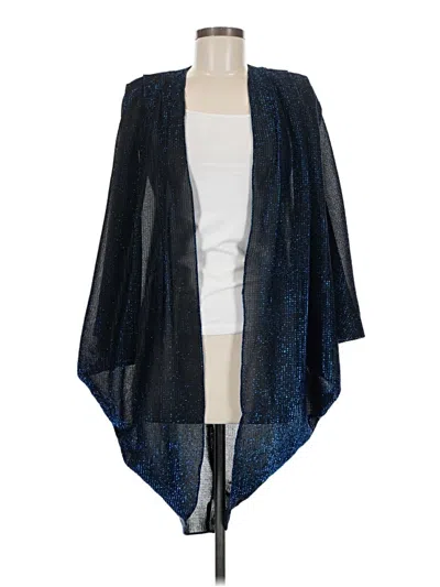 Pre-owned Unbranded Kimono In Blue
