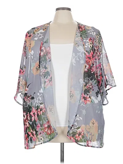Pre-owned Unbranded Kimono In Blue