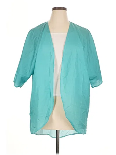 Pre-owned Unbranded Kimono In Blue