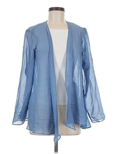 Pre-owned Unbranded Kimono In Blue