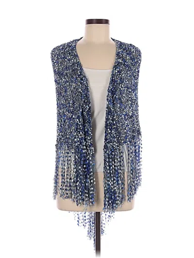 Pre-owned Unbranded Kimono In Blue