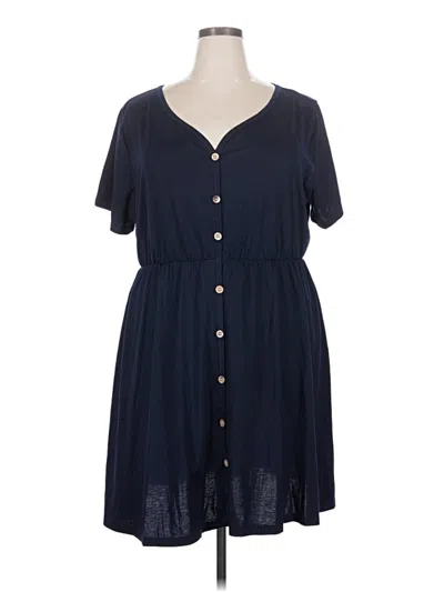 Pre-owned Unbranded Kimono In Blue