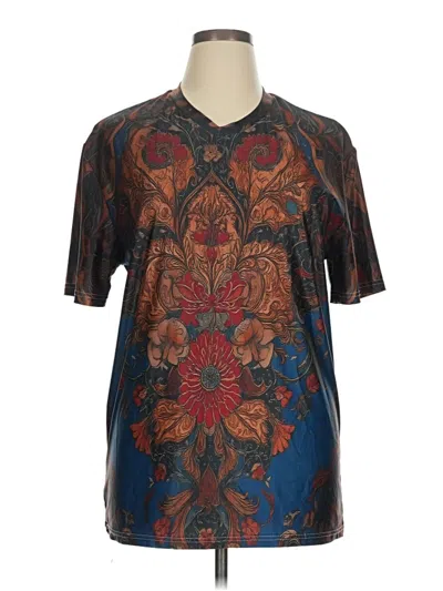 Pre-owned Unbranded Kimono In Blue