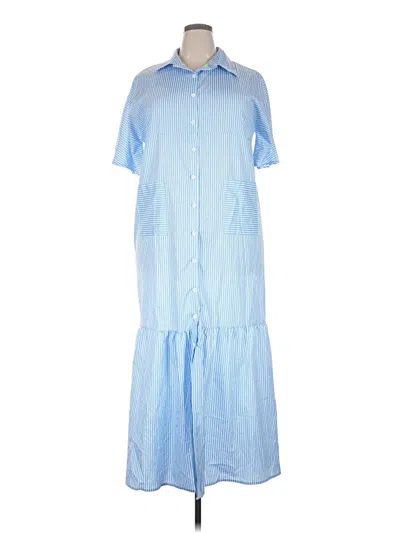 Pre-owned Unbranded Kimono In Blue