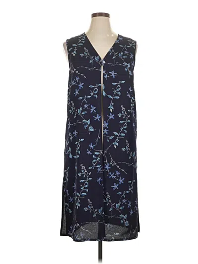 Pre-owned Unbranded Kimono In Blue
