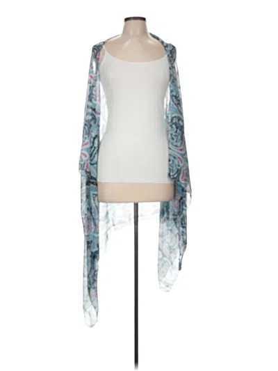 Pre-owned Unbranded Kimono In Blue