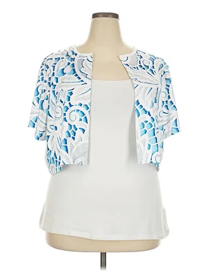 Pre-owned Unbranded Kimono In Blue