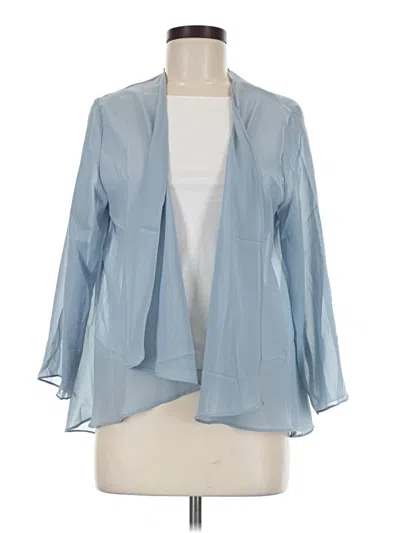 Pre-owned Unbranded Kimono In Blue