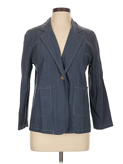 Pre-owned Unbranded Kimono In Blue
