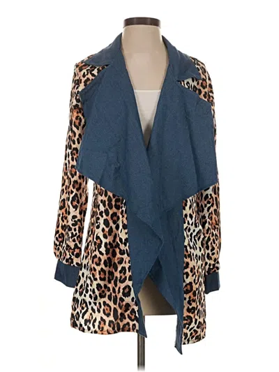 Pre-owned Unbranded Kimono In Blue