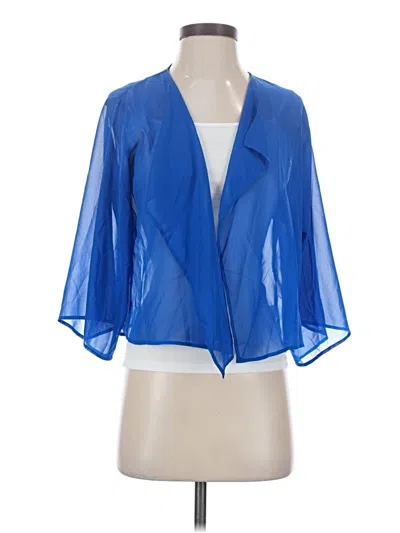 Pre-owned Unbranded Kimono In Blue