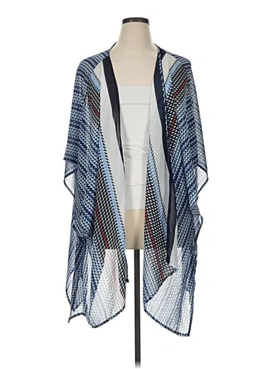 Pre-owned Unbranded Kimono In Blue