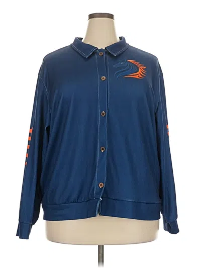 Pre-owned Unbranded Kimono In Blue