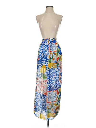 Pre-owned Unbranded Kimono In Blue
