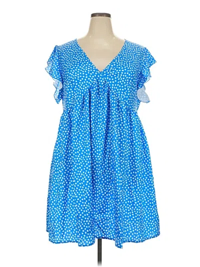 Pre-owned Unbranded Kimono In Blue